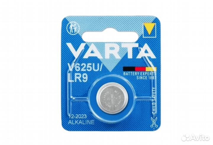 Батарейка Varta V625A, LR9, рц-53 (1.5В) BL-1