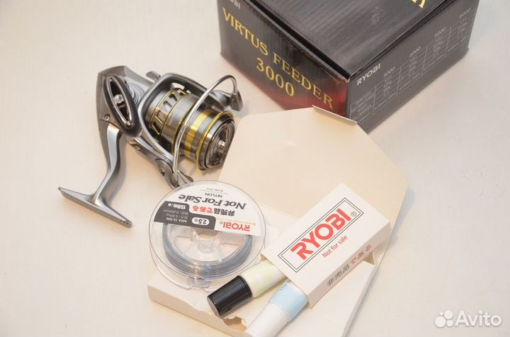 Катушка Ryobi Virtus Feeder 6000 смазка и леска