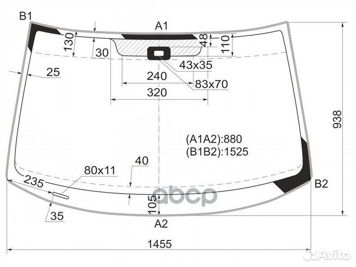 Стекло лобовое + дд skoda yeti 09-15 yeti-vcsy