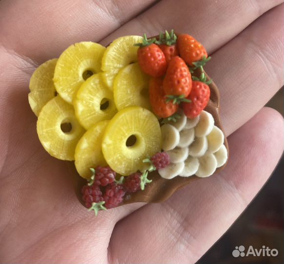 Миниатюрная еда для кукол