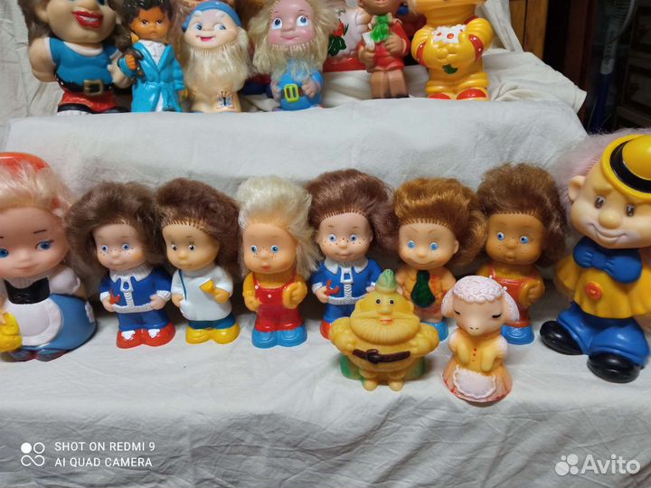 Резиновые и пластмассовые игрушки СССР