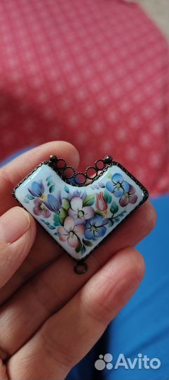 Вставка финифть СССР