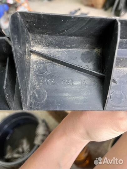 Защита радиатора Mercedes M-class w164