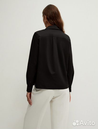 Черная рубашка zarina новая