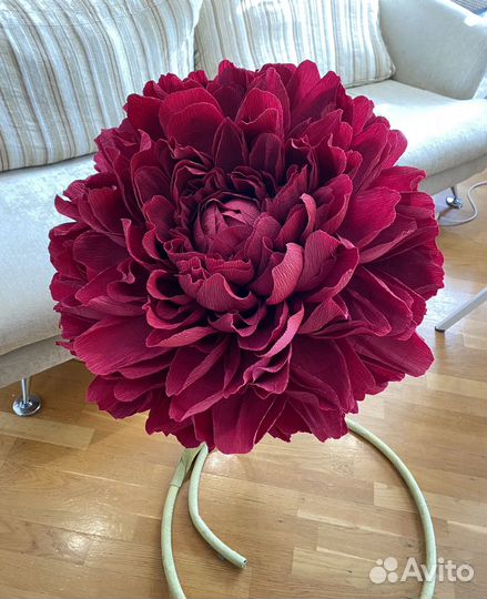 Цветы из бумаги ростовые