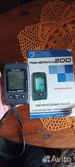 Портативный эхолот фишермен 200