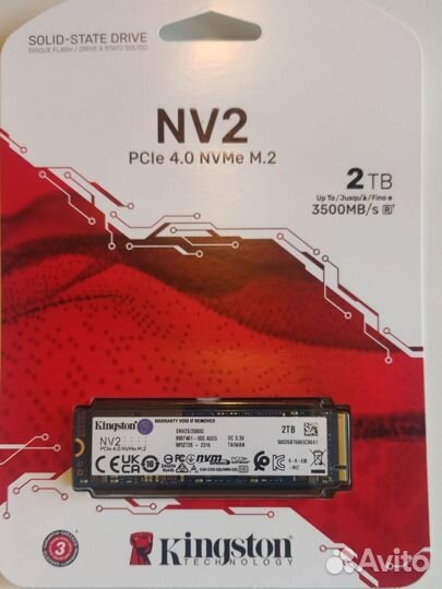 SSD M2 2tb Kingston NV2 SNV2S/2000G