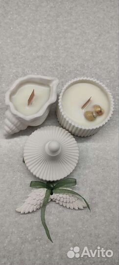 Набор ароматических свечей в подарочной упаковке