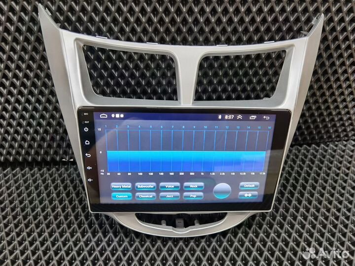 Магнитола Hyundai Solaris Android IPS экран новая