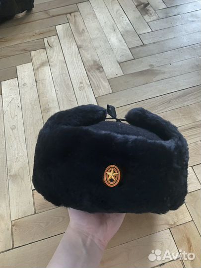 Мужская шапка ушанка