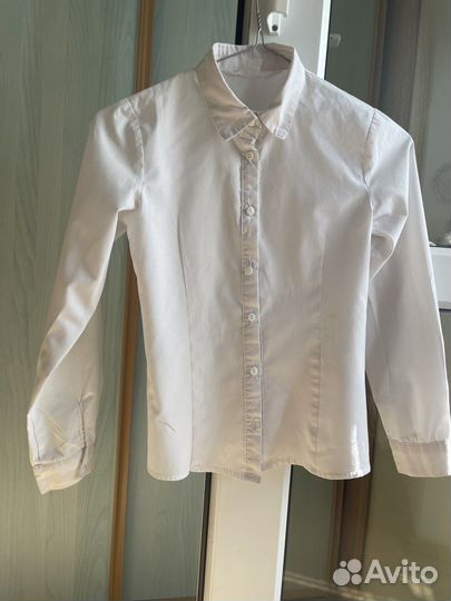 Рубашка школьная 134 для девочки