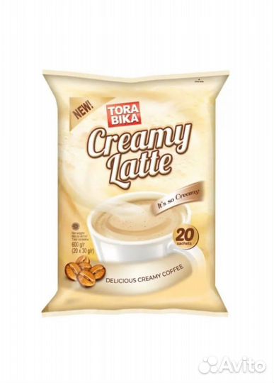 Кофе Torabika Creamy Latte, 20 пакетиков по 30г
