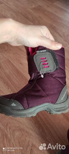 Сапоги детские декатлон