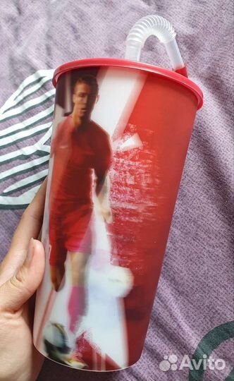 Стакан с автографом Криштиану Роналду