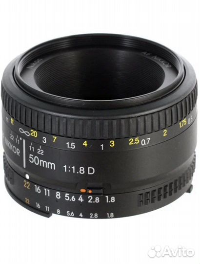 Объектив nikkor 50mm 1.8D