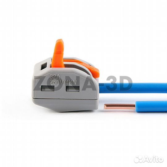 Клемма pct-212 (2х2,5 с рычажком)