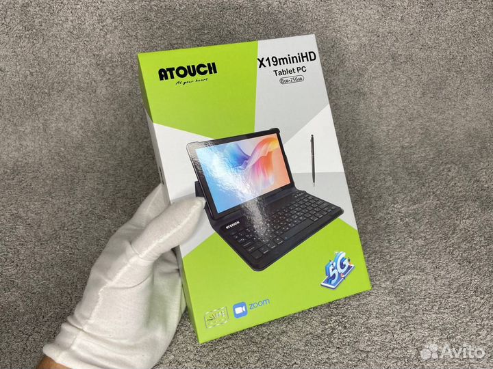Планшет atouch x19 mini 8/256gb + клавиатура