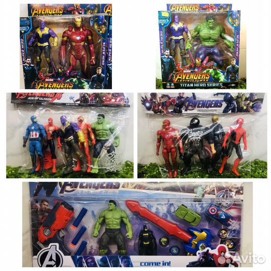 Фигурки Супергероев Марвел со светом