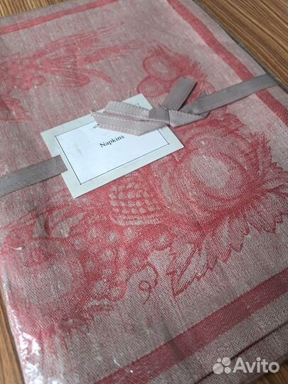 Льняные салфетки под приборы