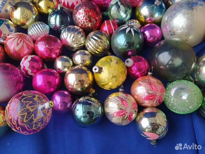 Елочные игрушки СССР на ёлку