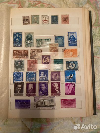 Альбом с марками 1930-1950(зарубежные)