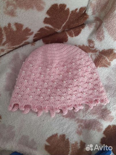 Шапочка детская для девочки
