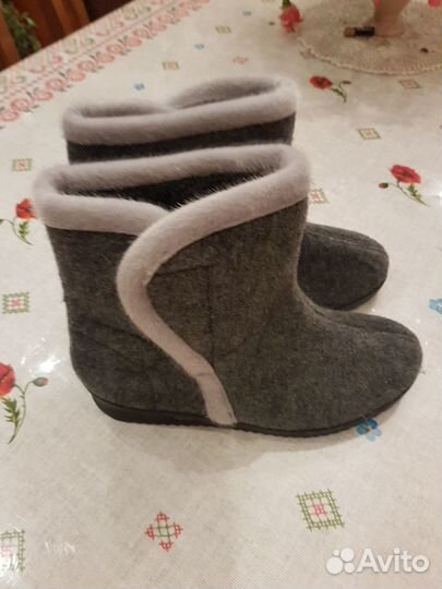 Сапожки войлочные