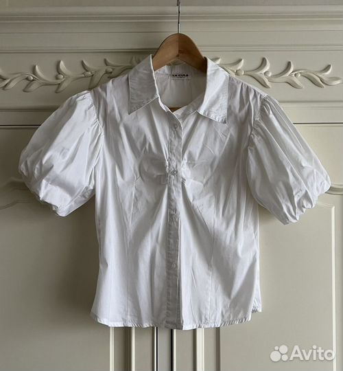 Рубашка белая школьная для девочки подростка