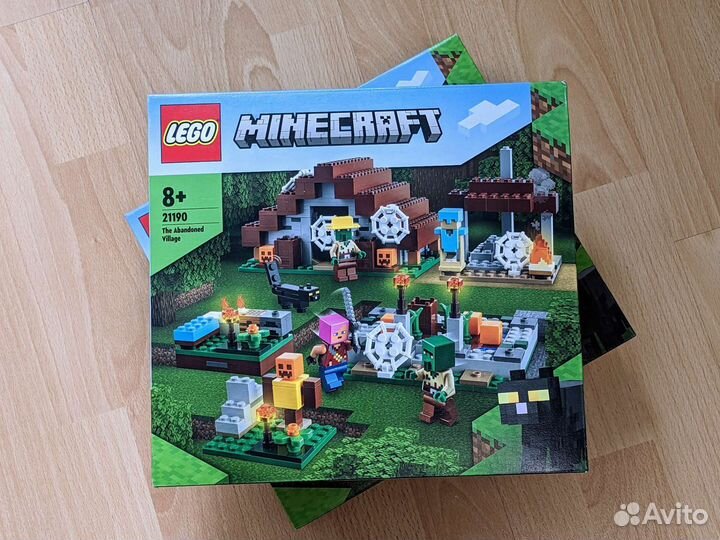 Новый Lego 21190 Minecraft Заброшенная деревня