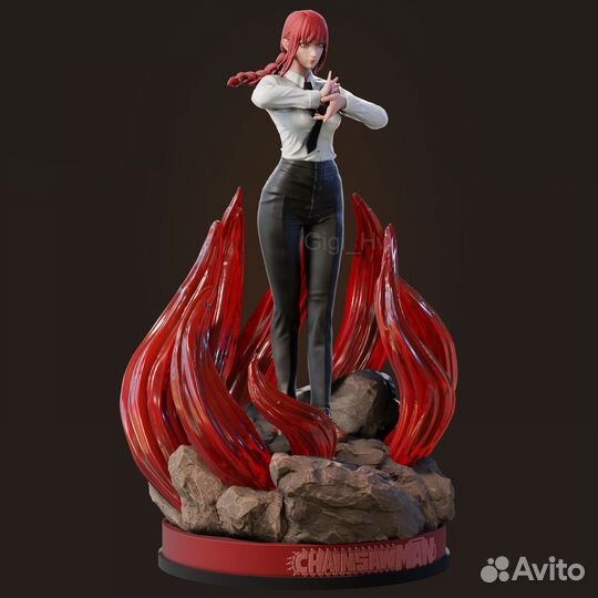 Аниме фигурка Человек бензопила Макима