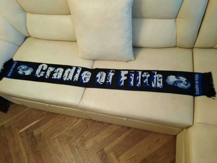 Шарф рок группа металл Cradle of Filth мерч 90ые г