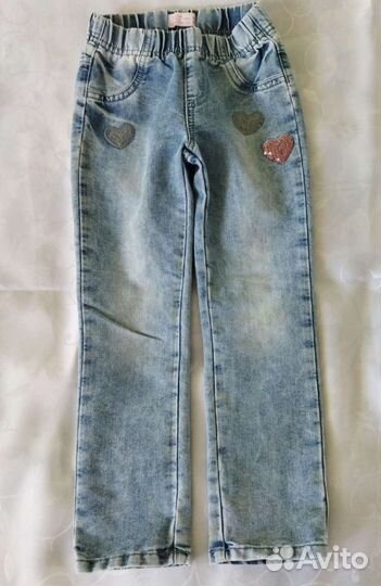 Джинсы для девочки 110