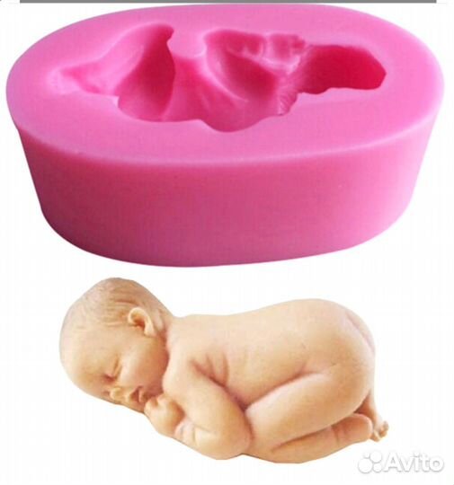 Форма, молд для мастики, выпечки, пряников, скалка