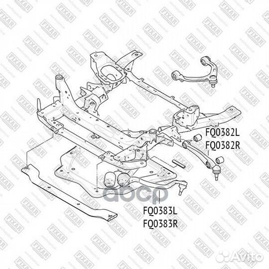 Рычаг подвески FQ0383L fixar