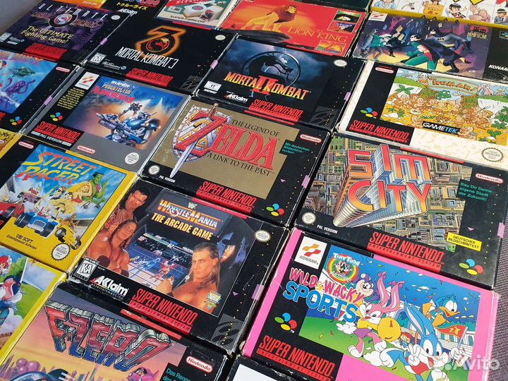 Картриджи на Super Nintendo snes