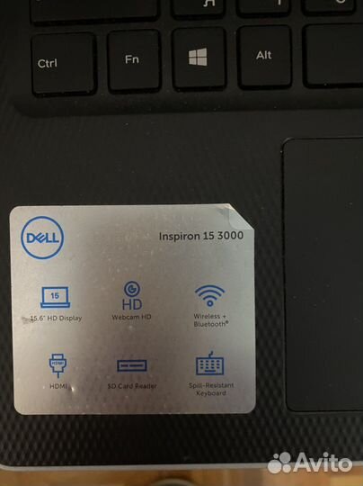 Ноутбук dell inspiron 15 3000