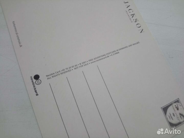 Промо открытки Michael Jackson Opus и Invincible