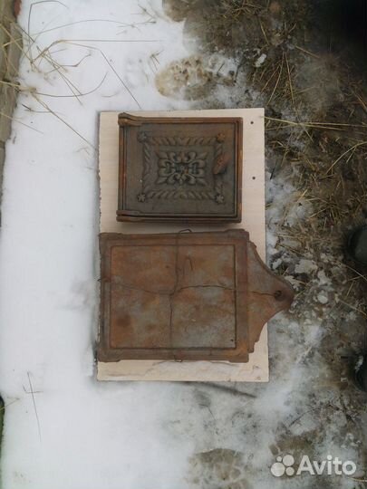 Задвижка дверца чугунная новая