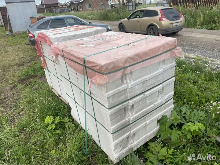 Блок Поревит стеновой бп-400 (625x400x250), D500