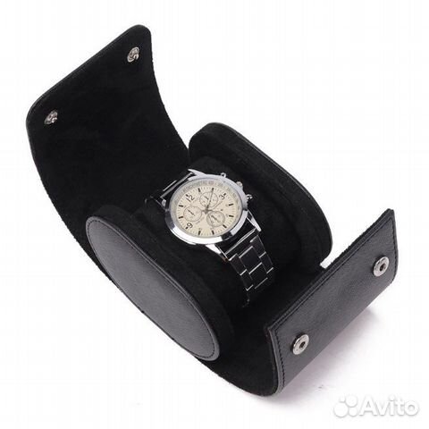 Футляр для часов/Travel Watch box (Черный)