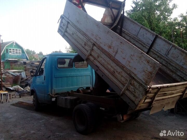 Газель открытая бортовая самосвал