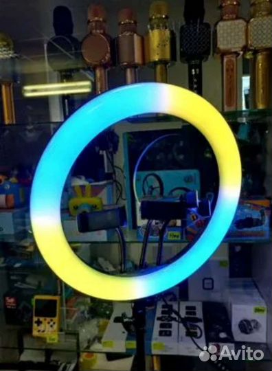 Кольцевая лампа 36 см RGB