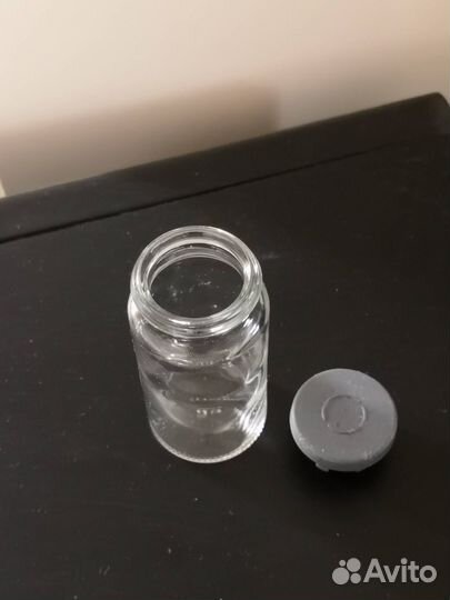 Пузырек 25 мл с резиновой пробкой