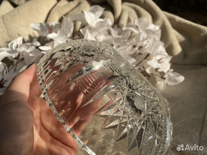 Салатник хрустальный СССР