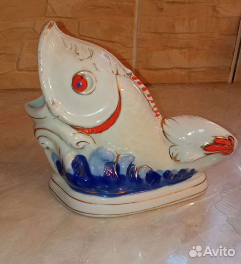 Винтаж фарфоровые рыбки СССР