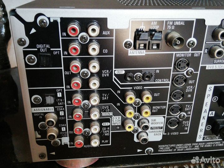 Усилитель-аv ресивер Pioneer vsx d712и колонки ввк