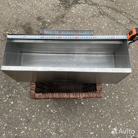 Бак из нержавейки 68*25*23 см