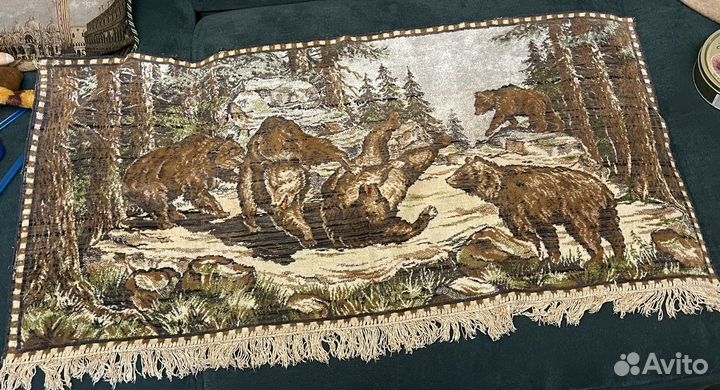 Ковер на стену СССР «Мишки»