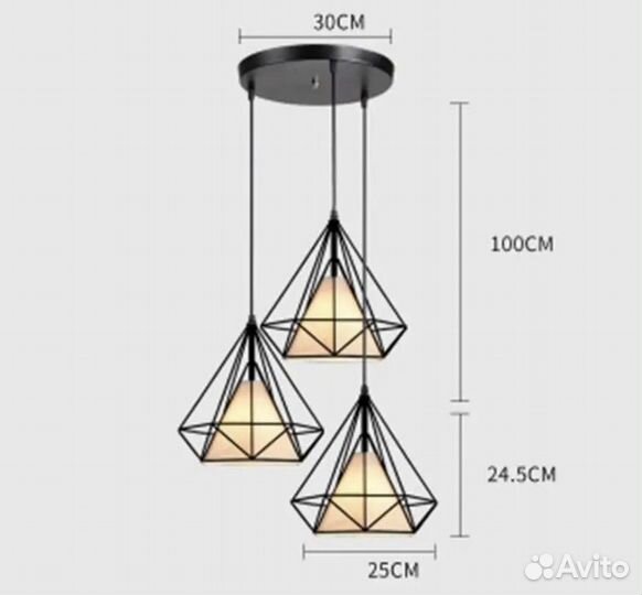 Люстра потолочная новая