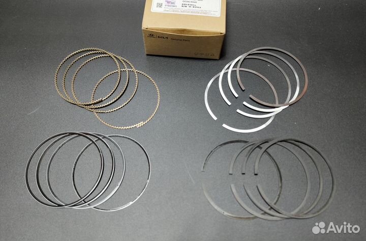 Кольца поршневые 2.0 G4NA NU ND NB KIA Hyundai